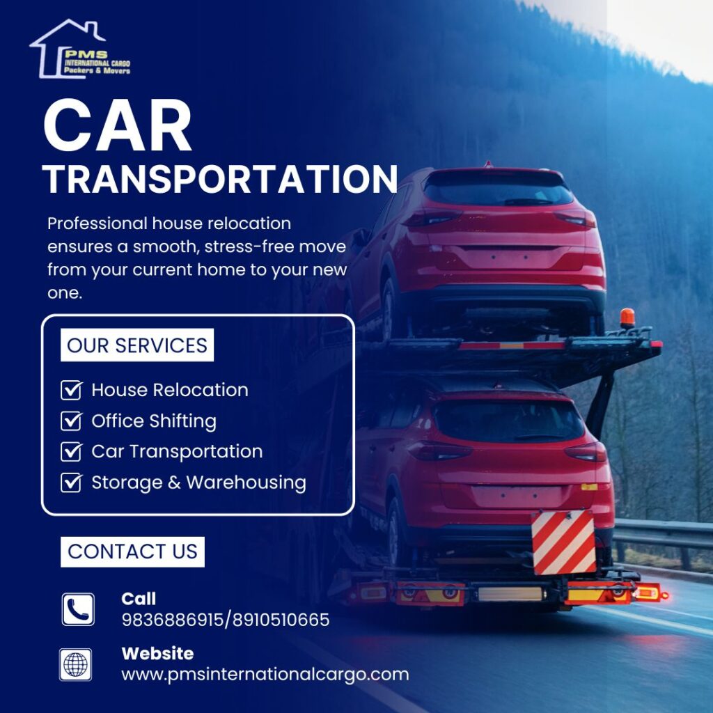 PMS International Cargo Packers & Movers car