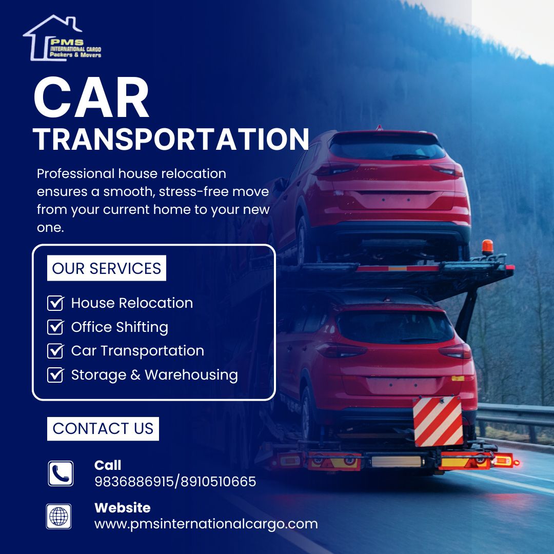 PMS International Cargo Packers & Movers car