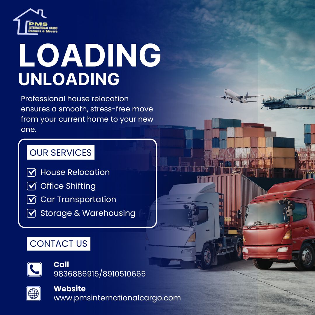 PMS International Cargo Packers & Movers loading